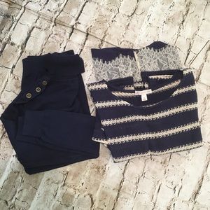 Bundle of two  sweater F21. & stablished 1962